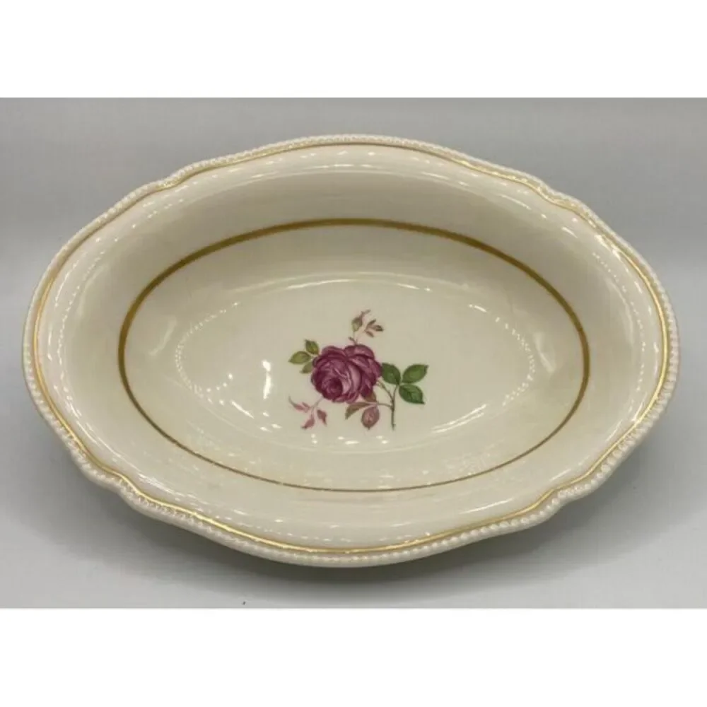 Castleton China Dolly Madison Oval Vegetable Serving Bowl U.S.A.
